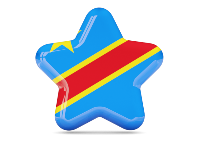 Star icon. Download flag icon of Democratic Republic of the Congo at PNG format