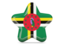 Dominica. Star icon. Download icon.