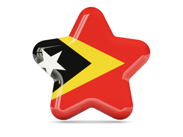 Star icon. Download flag icon of East Timor at PNG format