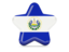 El Salvador. Star icon. Download icon.