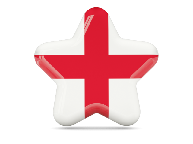 Star icon. Download flag icon of England at PNG format