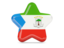 Equatorial Guinea. Star icon. Download icon.