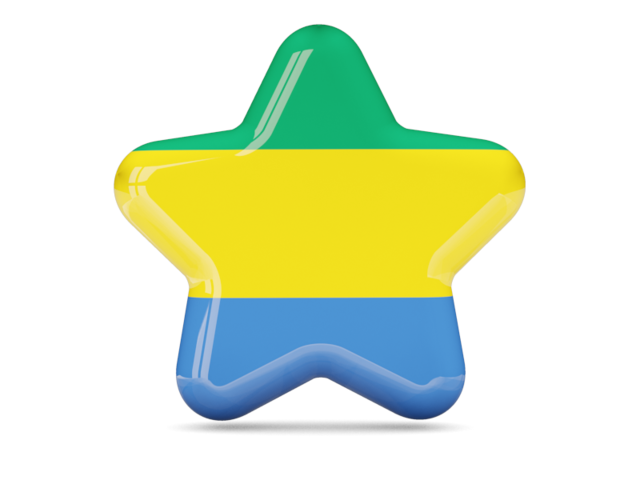 Star icon. Download flag icon of Gabon at PNG format