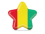 Guinea. Star icon. Download icon.