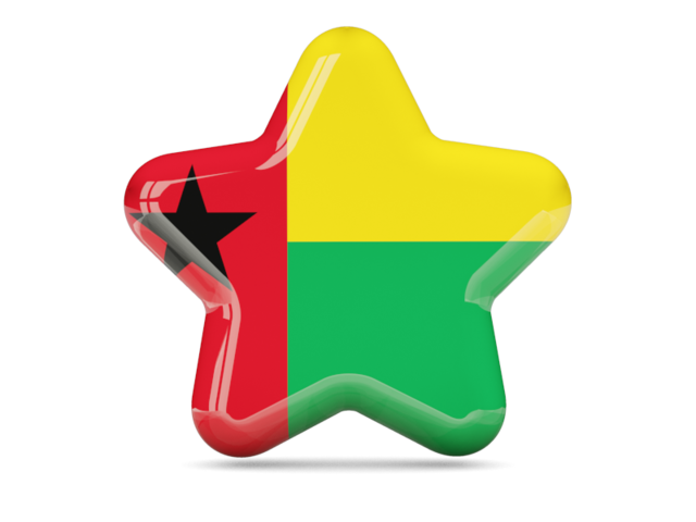 Star icon. Download flag icon of Guinea-Bissau at PNG format