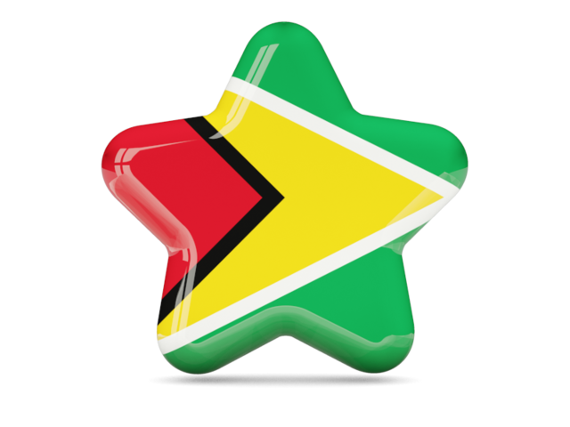 Star icon. Download flag icon of Guyana at PNG format