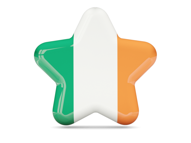 Star icon. Download flag icon of Ireland at PNG format