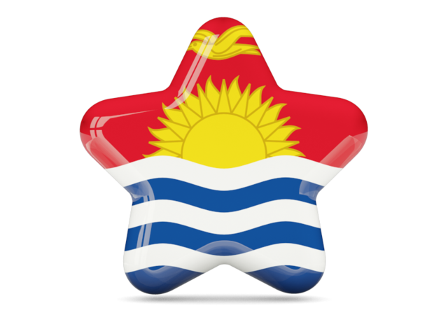 Star icon. Download flag icon of Kiribati at PNG format