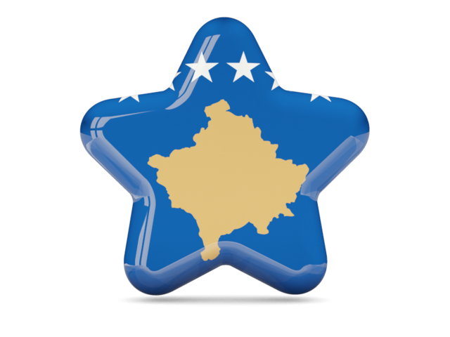 Star icon. Download flag icon of Kosovo at PNG format