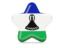 Lesotho. Star icon. Download icon.