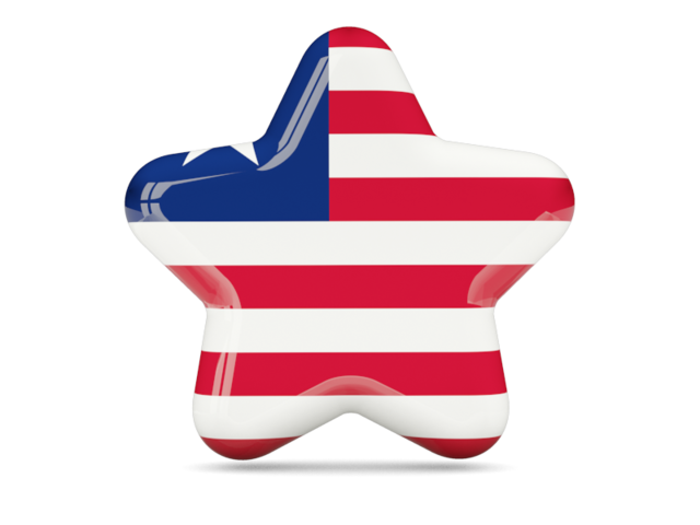 Star icon. Download flag icon of Liberia at PNG format