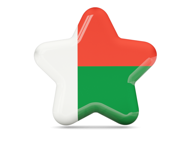 Star icon. Download flag icon of Madagascar at PNG format