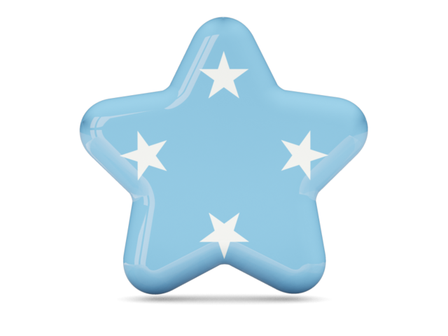 Star icon. Download flag icon of Micronesia at PNG format