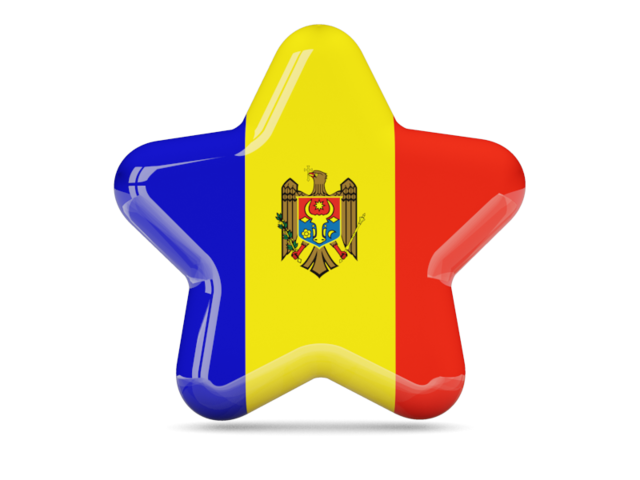 Star icon. Download flag icon of Moldova at PNG format