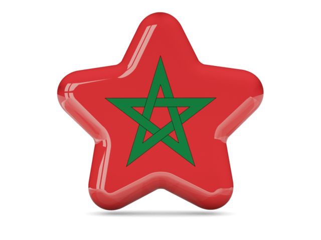 Star icon. Download flag icon of Morocco at PNG format
