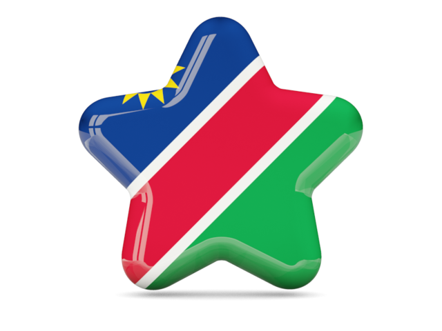 Star icon. Download flag icon of Namibia at PNG format