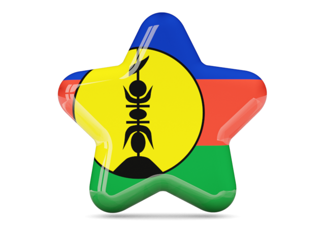 Star icon. Download flag icon of New Caledonia at PNG format