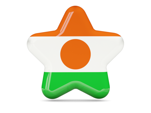 Star icon. Download flag icon of Niger at PNG format