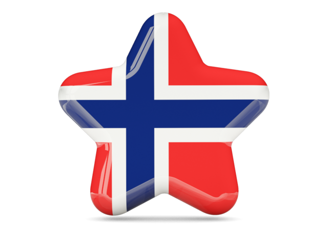 Иконка звезда. Скачать флаг. Норвегия