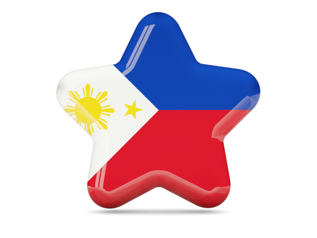 Star icon. Download flag icon of Philippines at PNG format