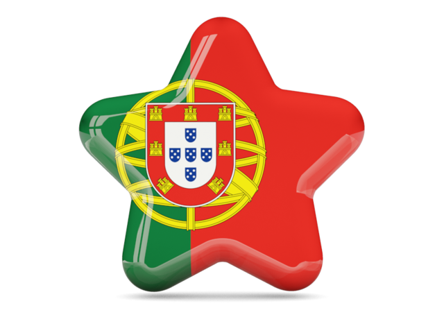 Иконка звезда. Скачать флаг. Португалия