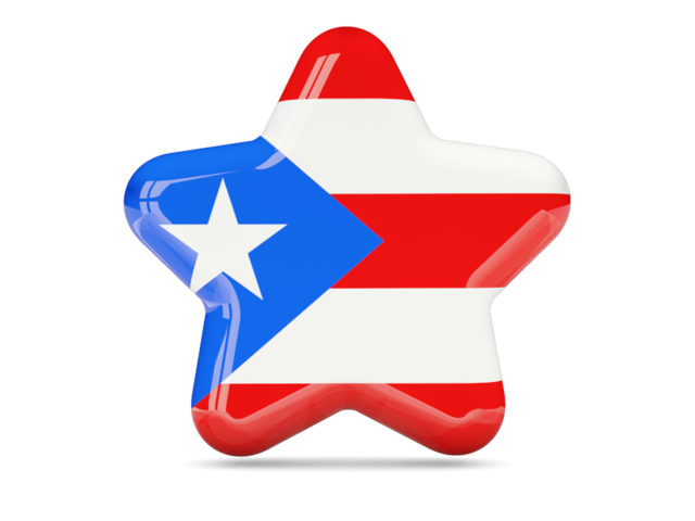 Иконка звезда. Скачать флаг. Пуэрто-Рико