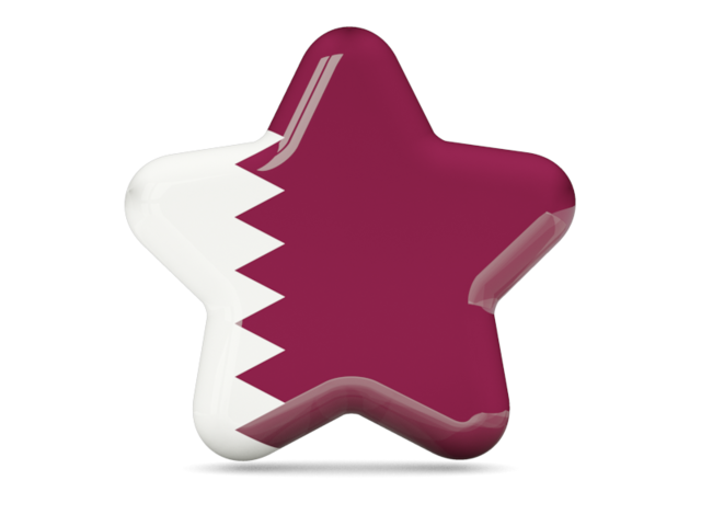 Star icon. Download flag icon of Qatar at PNG format