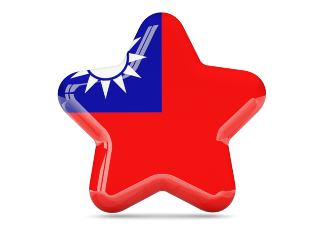 Star icon. Download flag icon of Taiwan at PNG format