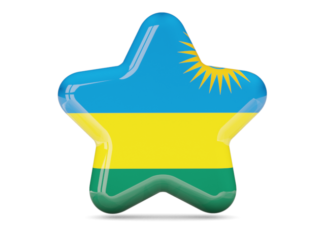 Star icon. Download flag icon of Rwanda at PNG format