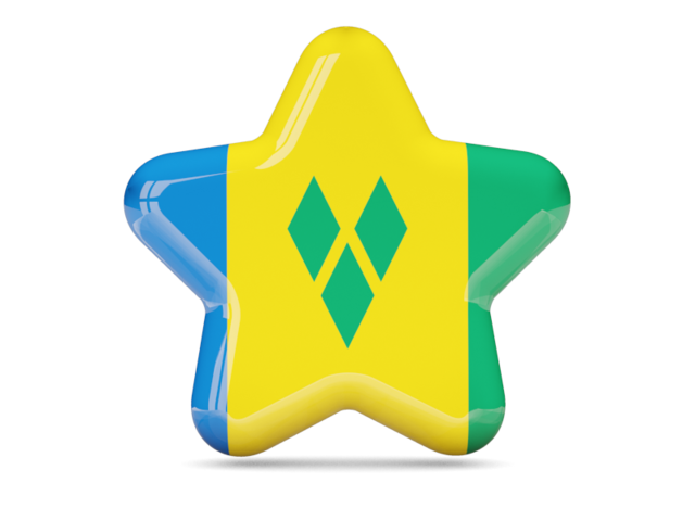 Star icon. Download flag icon of Saint Vincent and the Grenadines at PNG format