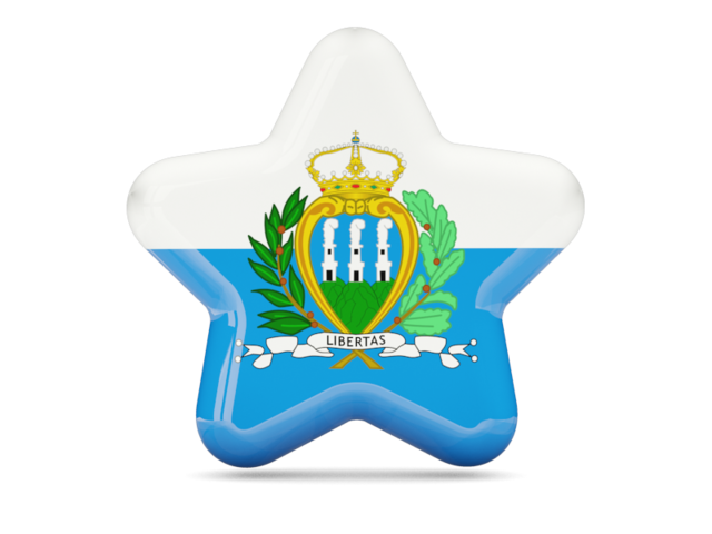 Star icon. Download flag icon of San Marino at PNG format
