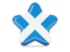 Scotland. Star icon. Download icon.