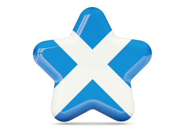 Иконка звезда. Скачать флаг. Шотландия