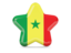 Senegal. Star icon. Download icon.
