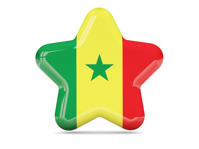 Star icon. Download flag icon of Senegal at PNG format