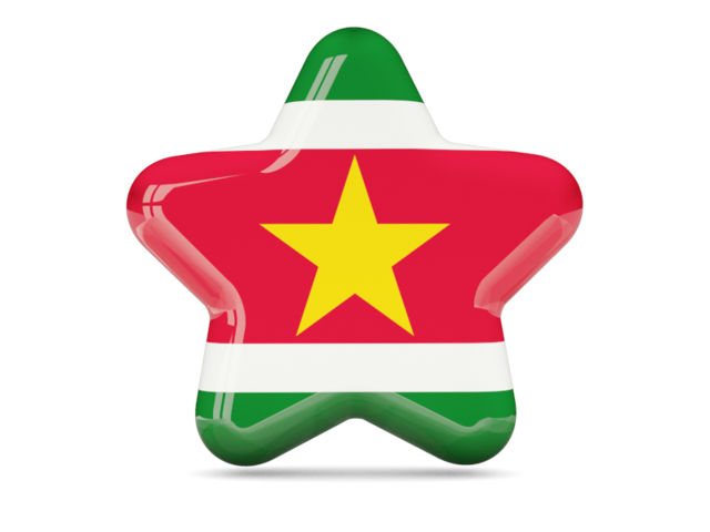 Star icon. Download flag icon of Suriname at PNG format