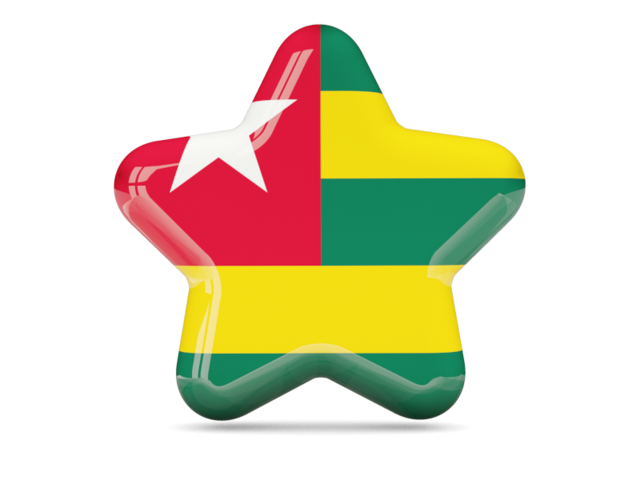 Star icon. Download flag icon of Togo at PNG format