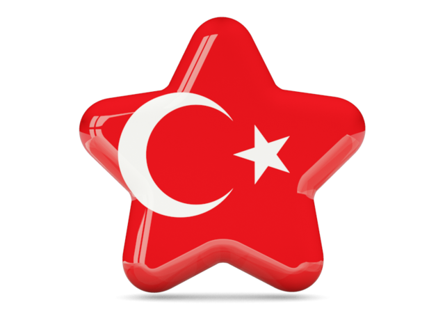 Star icon. Download flag icon of Turkey at PNG format