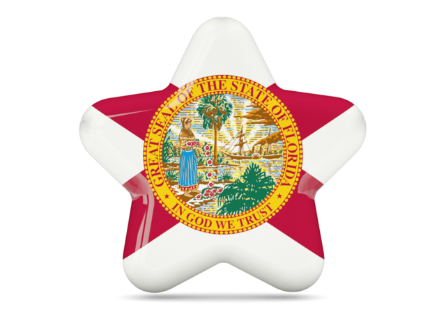 Star icon. Download flag icon of Florida