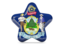 Flag of state of Maine. Star icon. Download icon