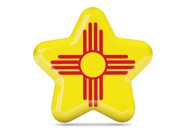 Star icon. Download flag icon of New Mexico