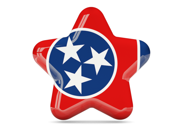 Star icon. Download flag icon of Tennessee