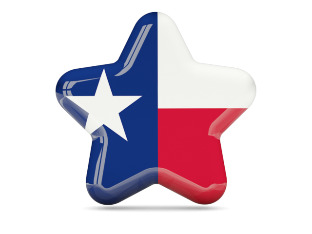 Star icon. Download flag icon of Texas