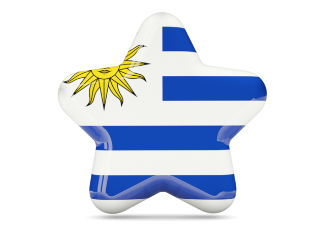 Иконка звезда. Скачать флаг. Уругвай