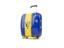 Barbados. Suitcase with flag. Download icon.