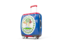 Belize. Suitcase with flag. Download icon.