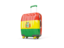 Bolivia. Suitcase with flag. Download icon.