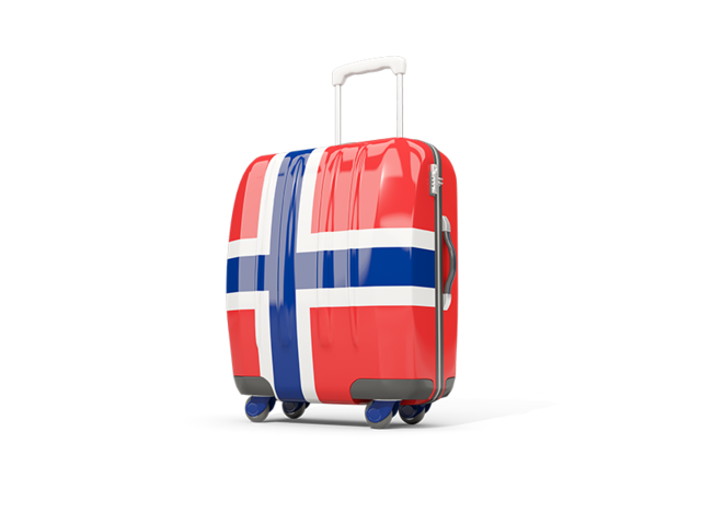 Suitcase with flag. Download flag icon of Bouvet Island at PNG format