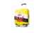 Brunei. Suitcase with flag. Download icon.