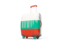 Bulgaria. Suitcase with flag. Download icon.